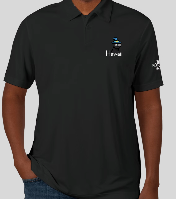 @HawaiiSol North Face Polo - Embroidered