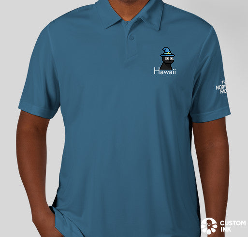 @HawaiiSol North Face Polo - Embroidered